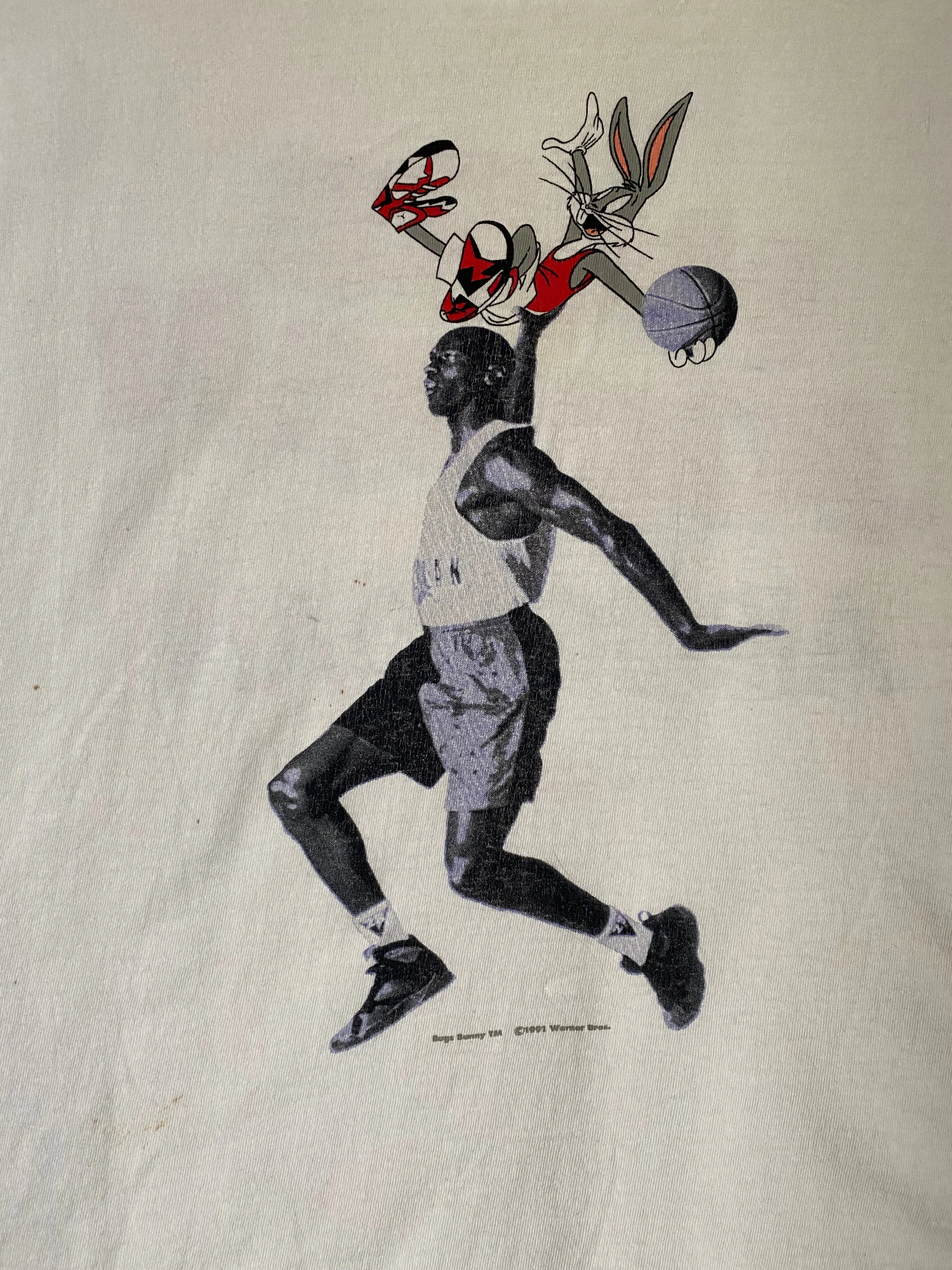 1990s ‘91 Nike Michael Jordan Hare Jordan T shirt Large