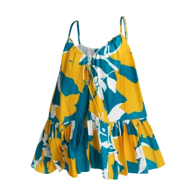 51ST INDEPENDENCE FLARE DRESS-AQUA