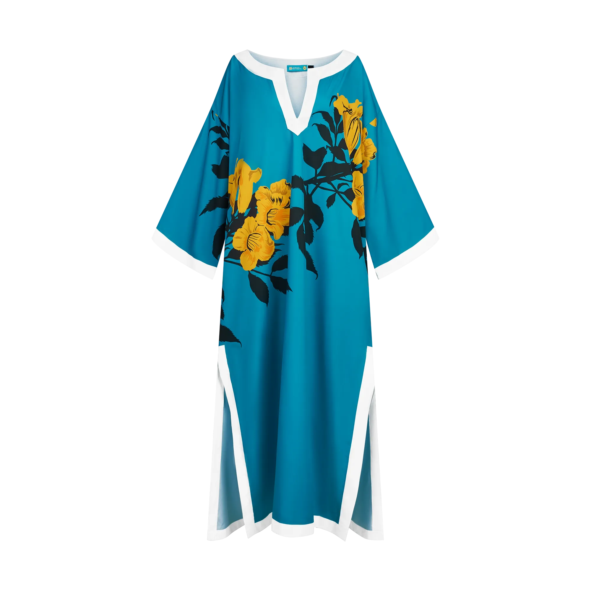 51ST INDEPENDENCE KAFTAN-AQUA