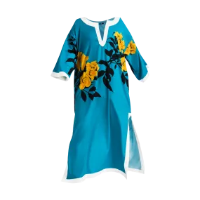 51ST INDEPENDENCE KAFTAN-AQUA