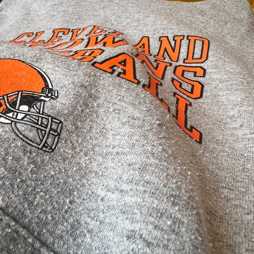 90'S *NFL TEAM APPAREL* / CLE HOODIE