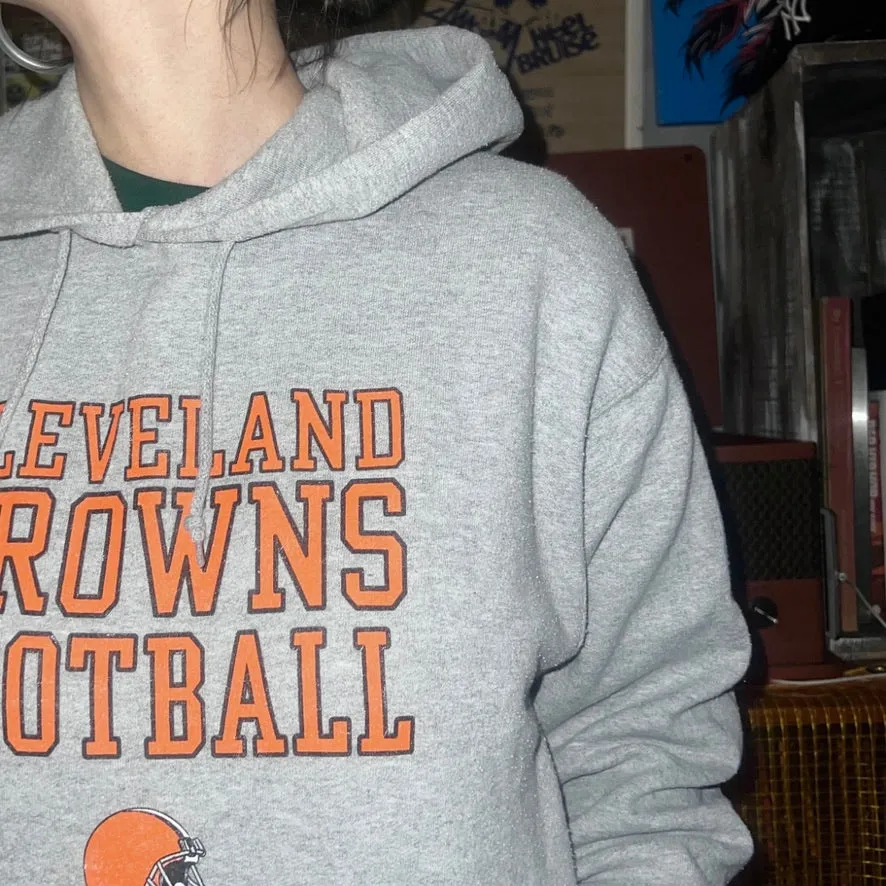 90'S *NFL TEAM APPAREL* / CLE HOODIE