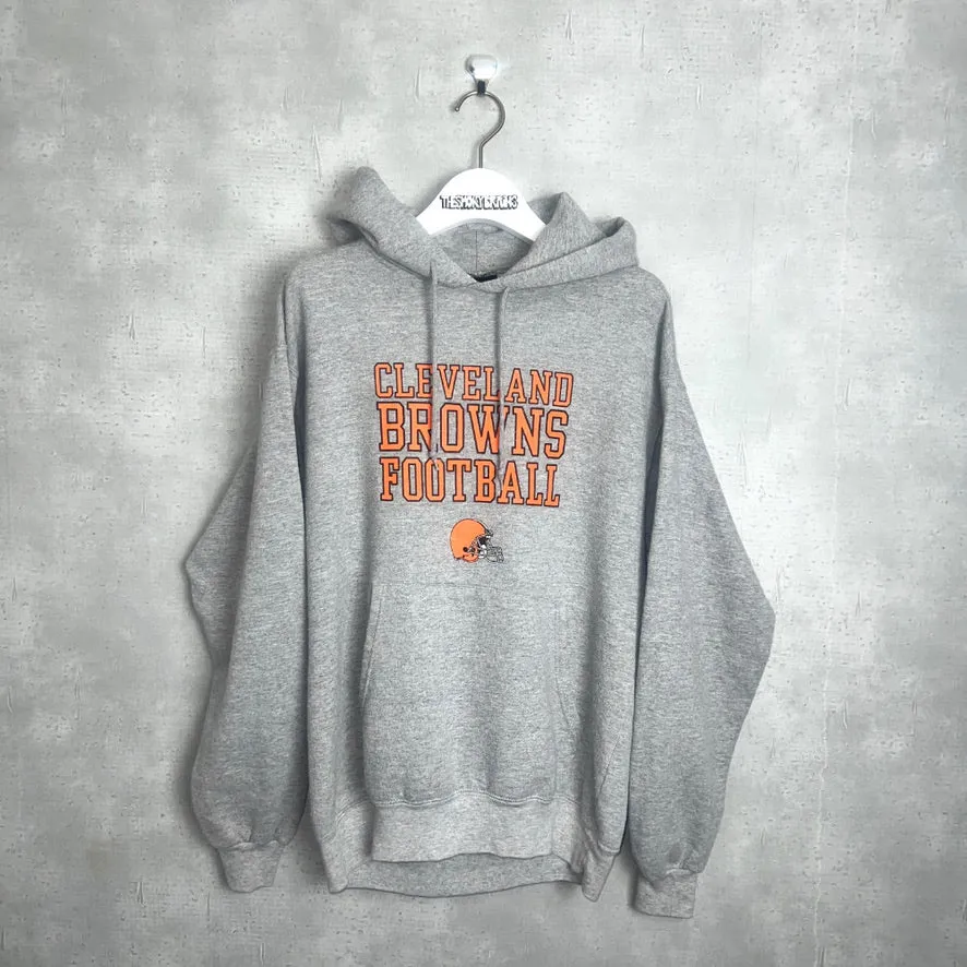 90'S *NFL TEAM APPAREL* / CLE HOODIE