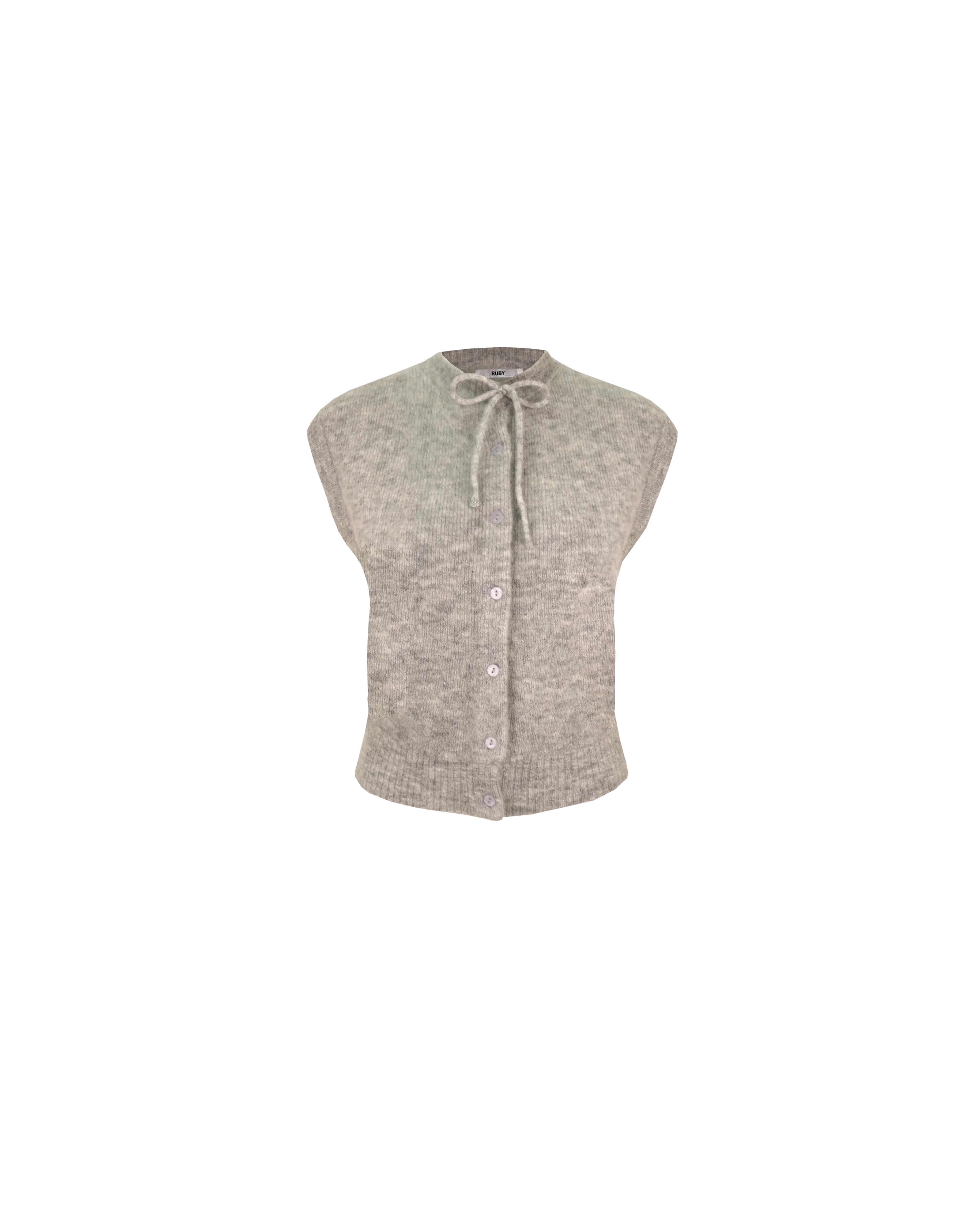 ANNIE VEST GREY MARLE