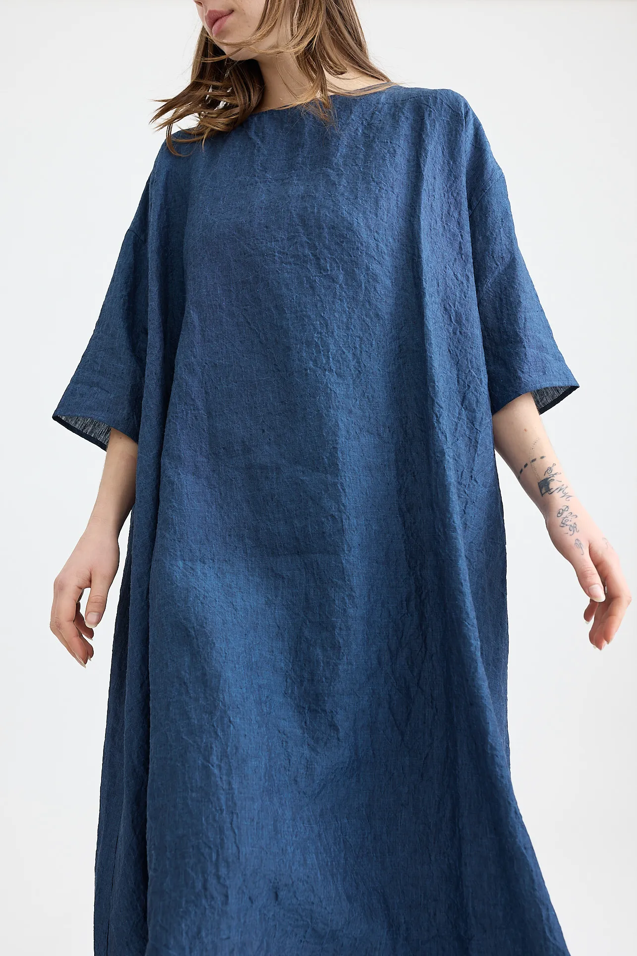 Apuntob - P1600 Linen Dress