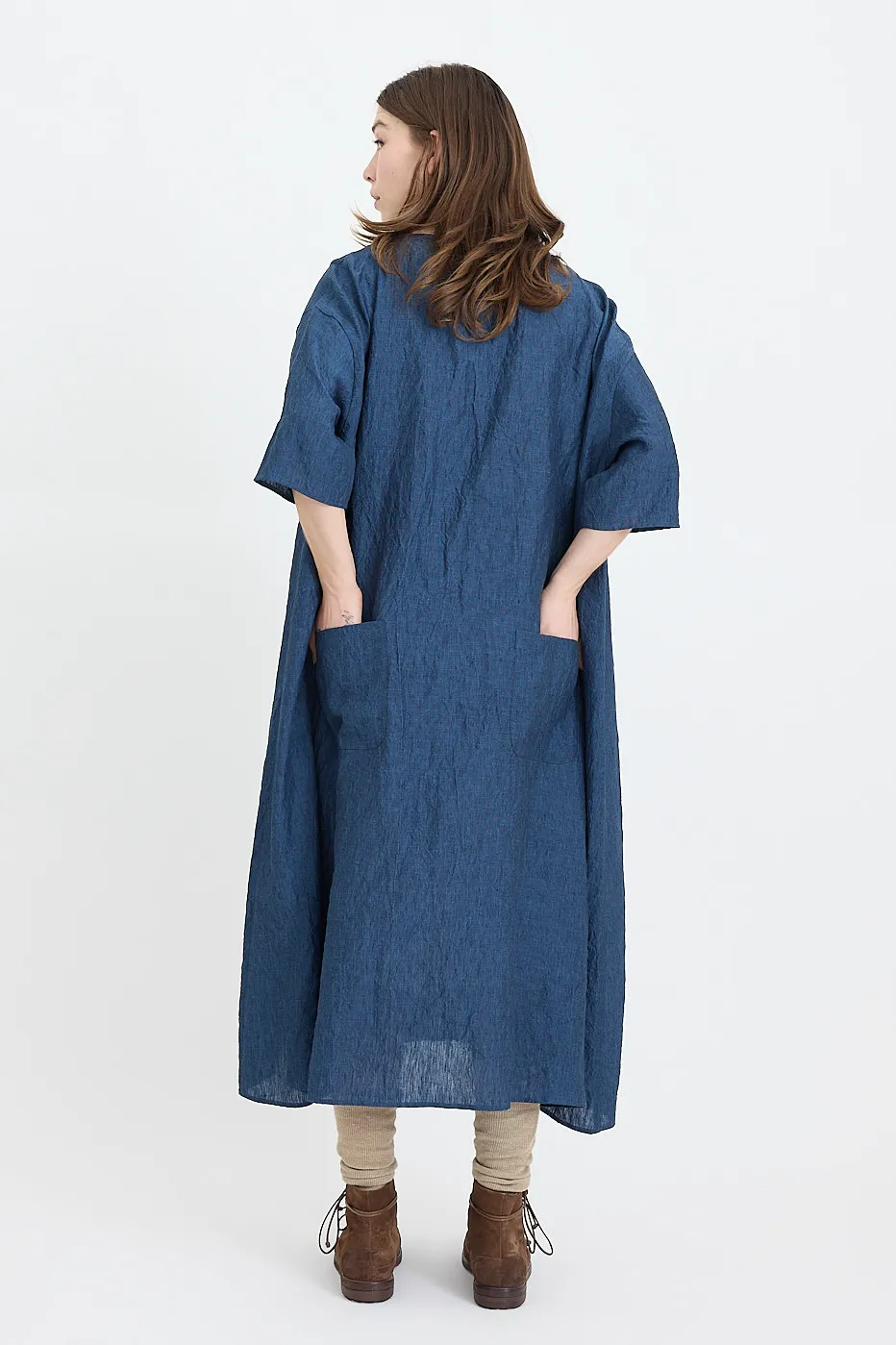 Apuntob - P1600 Linen Dress