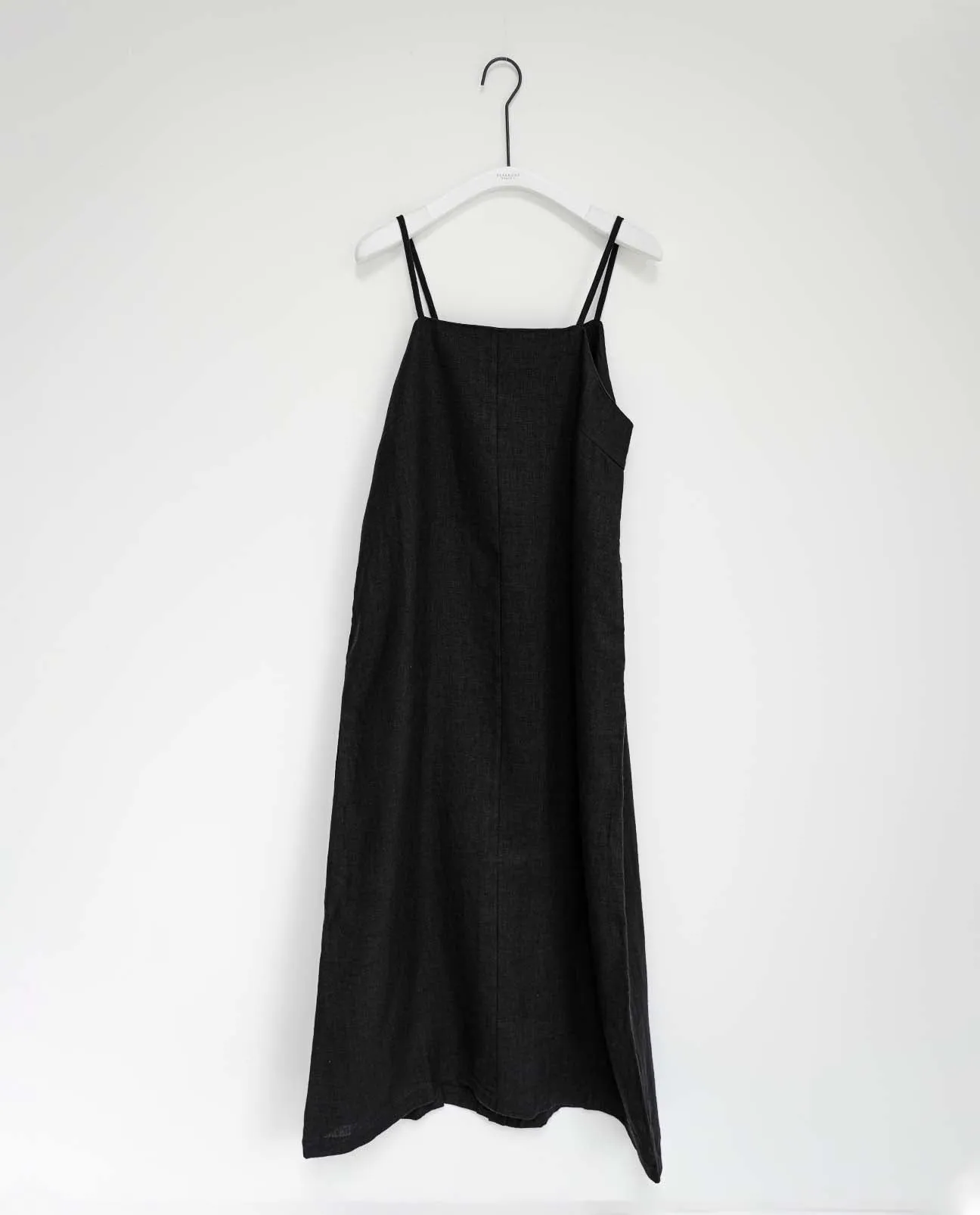 Athea Linen Dress In Black