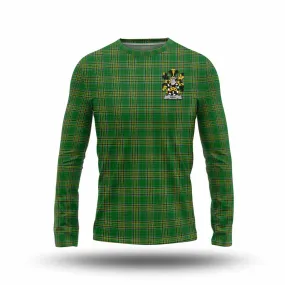 Ball Irish Clan Tartan Long Sleeve T-Shirt with Coat of Arms