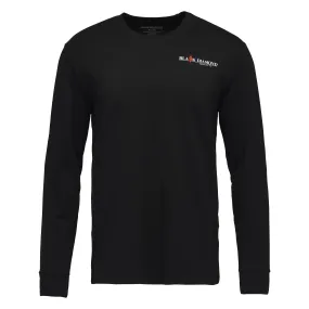 Black Diamond Men&#x27;s Heritage Wordmark Longsleeve Tee Black | Buy Black Diamond Men&#x27;s Heritage Wordmark Longsleeve Tee Black here | Outnorth