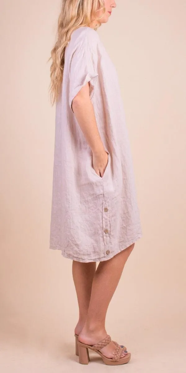 Bobbio Linen Dress