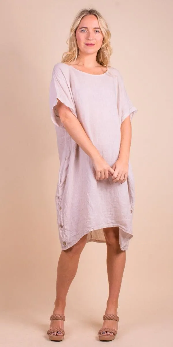 Bobbio Linen Dress