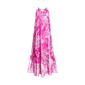 BREAST CANCER MAXI DRESS-PINK