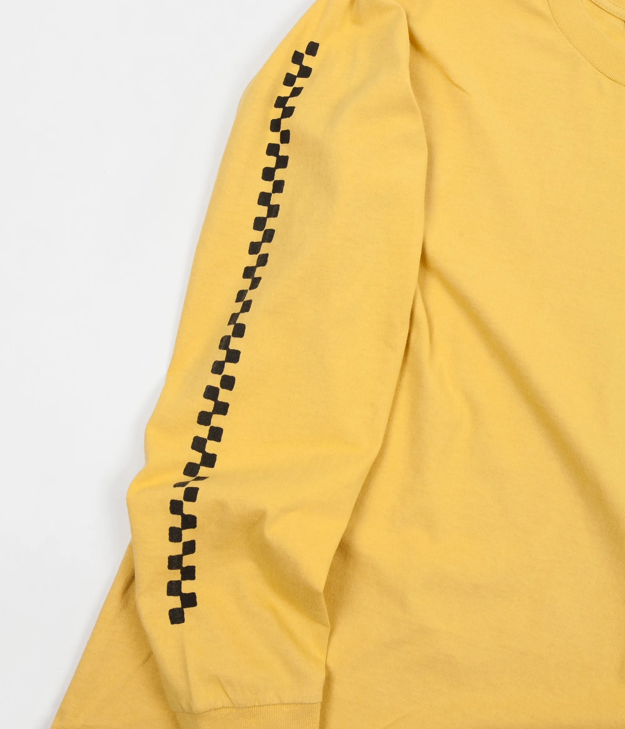 Brixton Tosh Long Sleeve T-Shirt - Washed Yellow