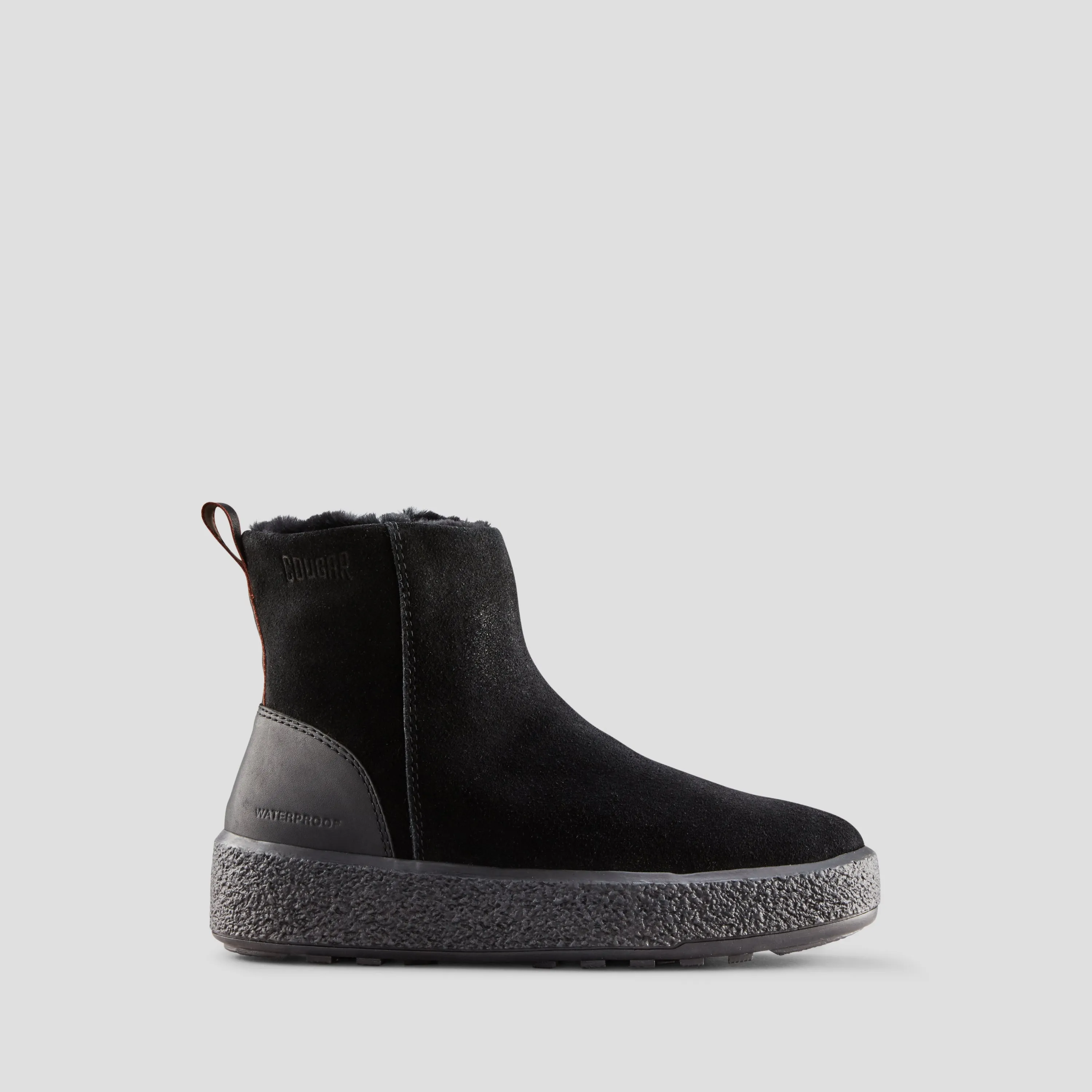 Broom Suede Genuine Lambswool Waterproof Winter Boot