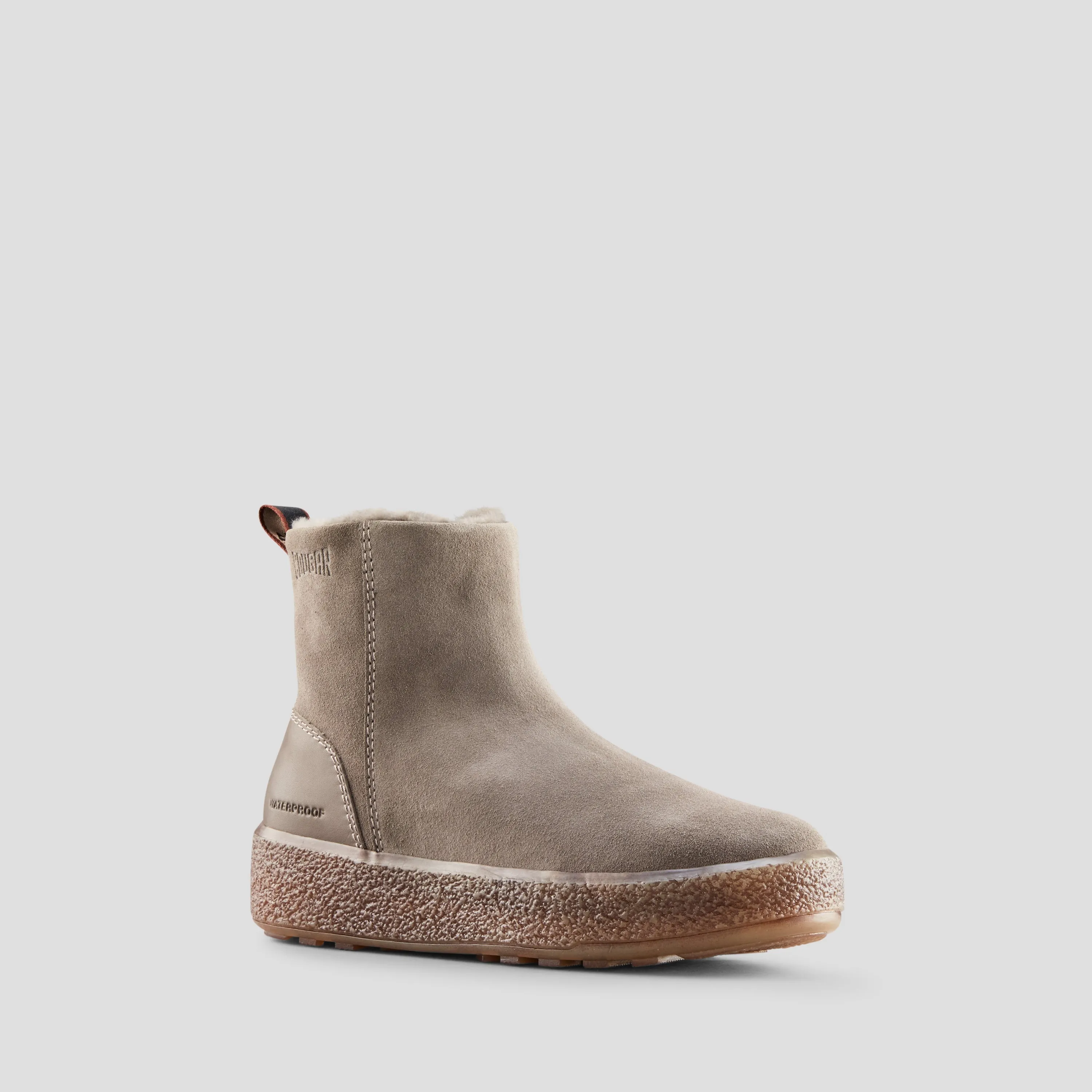 Broom Suede Genuine Lambswool Waterproof Winter Boot