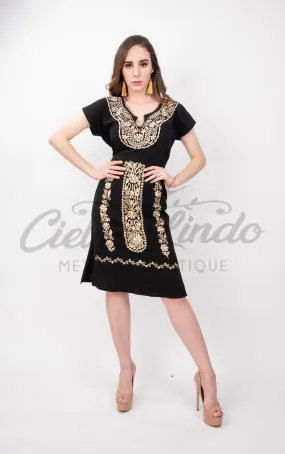 Carmen Embroidered Dress