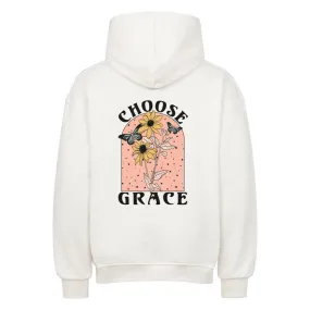 Choose Grace Oversized Hoodie BackPrint