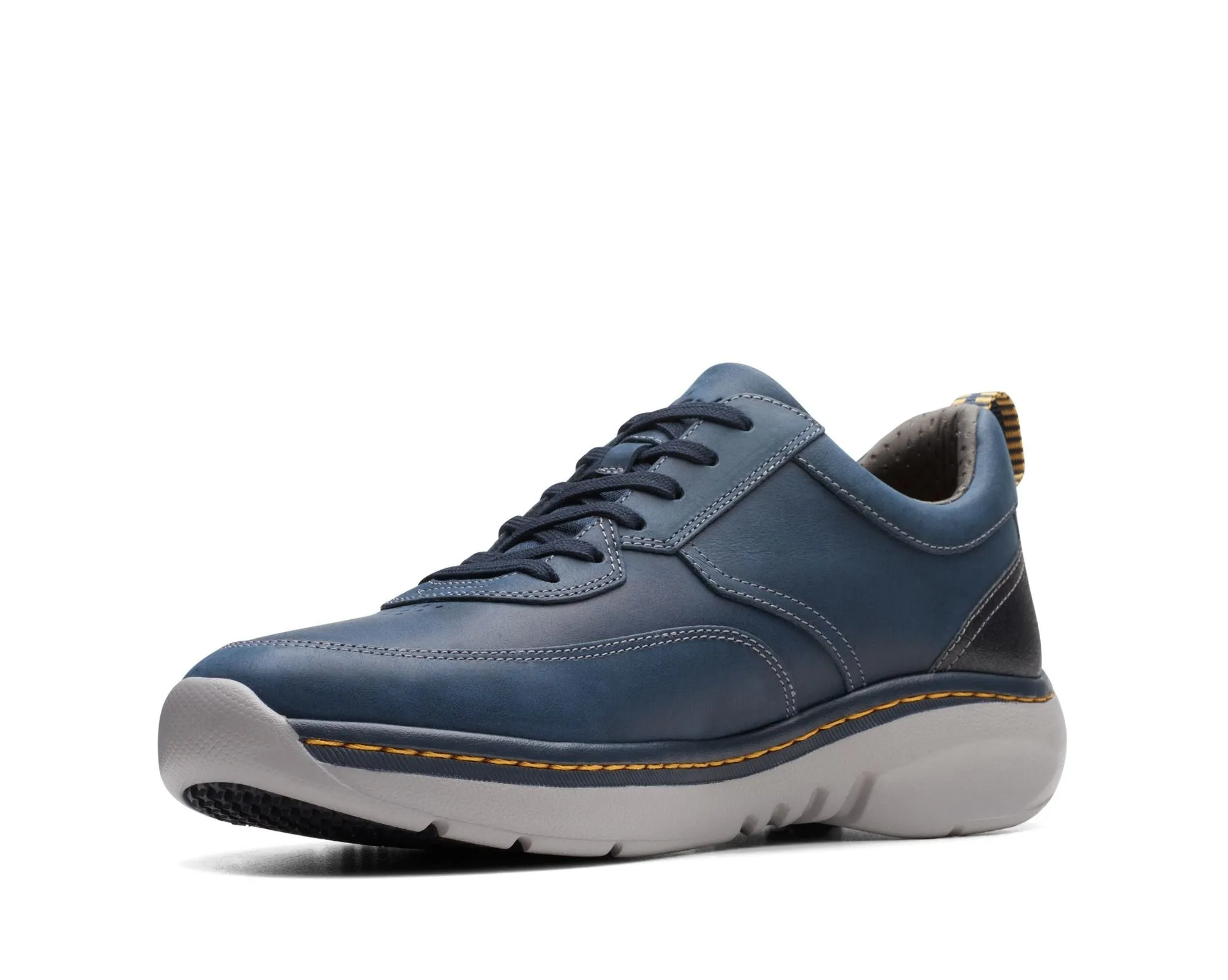 Clarks ClarksPro Lace Navy Leather - Wide Width