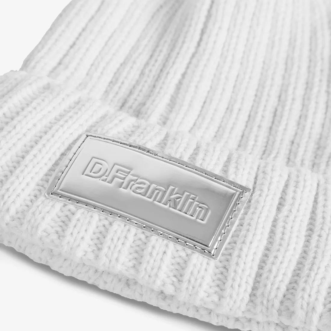 Climber White Beanie