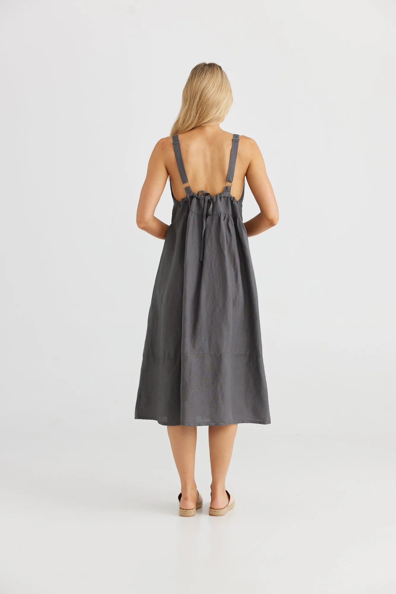 Conchita Dress in Charcoal