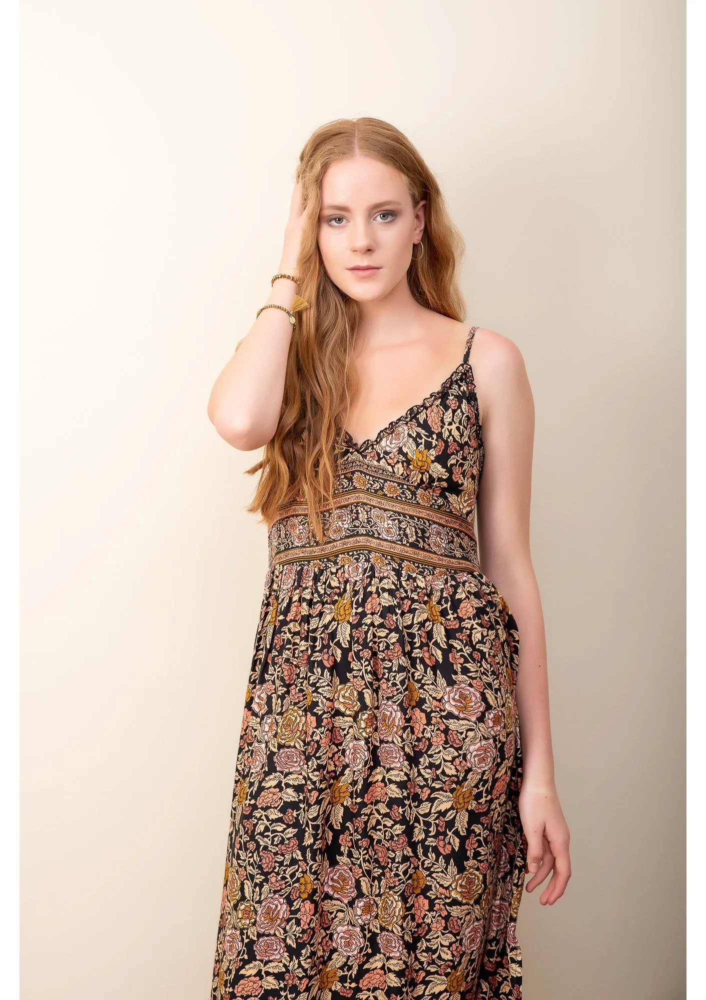 Dahlia Gold Amber Dress