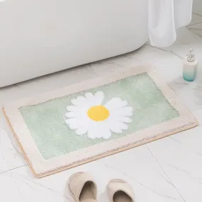 Daisy Non-Slip Bath Mat for Bathroom - Thickened and Fluffy