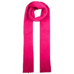 Dents Blanket Tassel Scarf - Fuchsia Pink