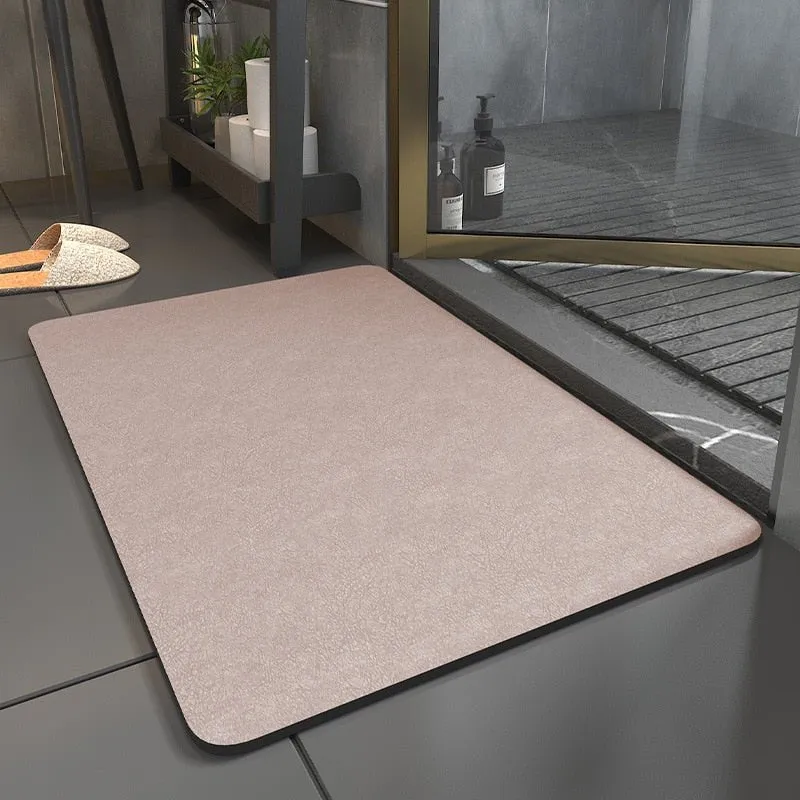 Diatomaceous Soft Quick Dry Bathroom Mats