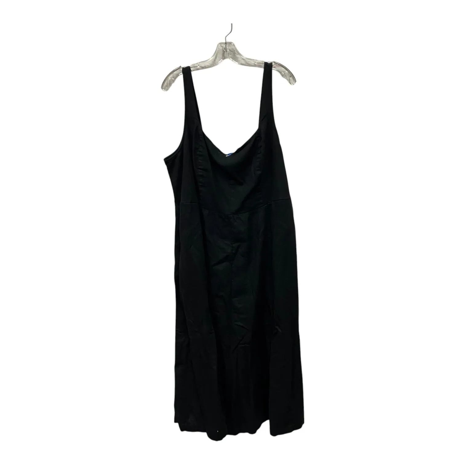 Dress Casual Midi By Old Navy In Black, Size:2X