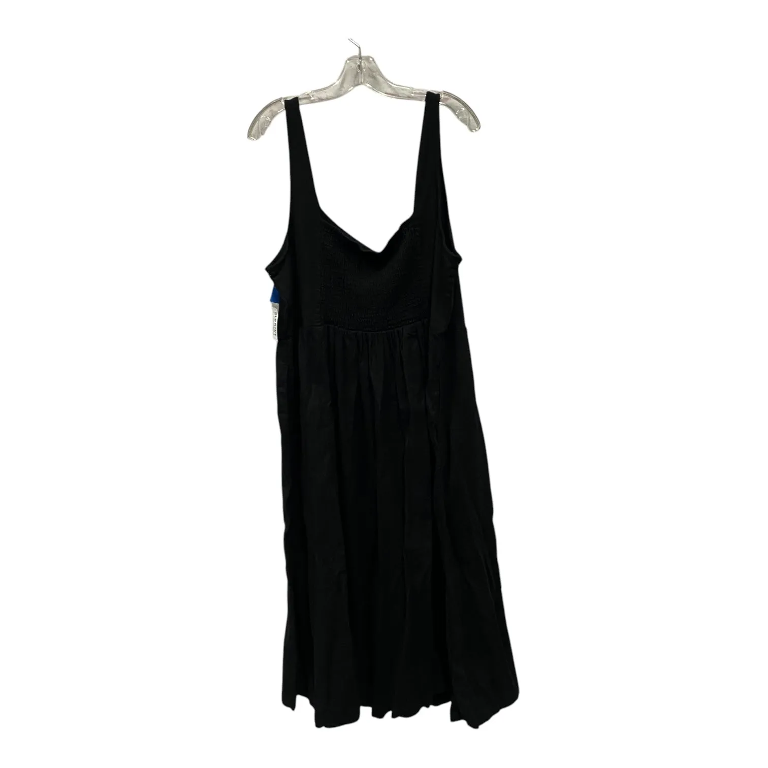 Dress Casual Midi By Old Navy In Black, Size:2X