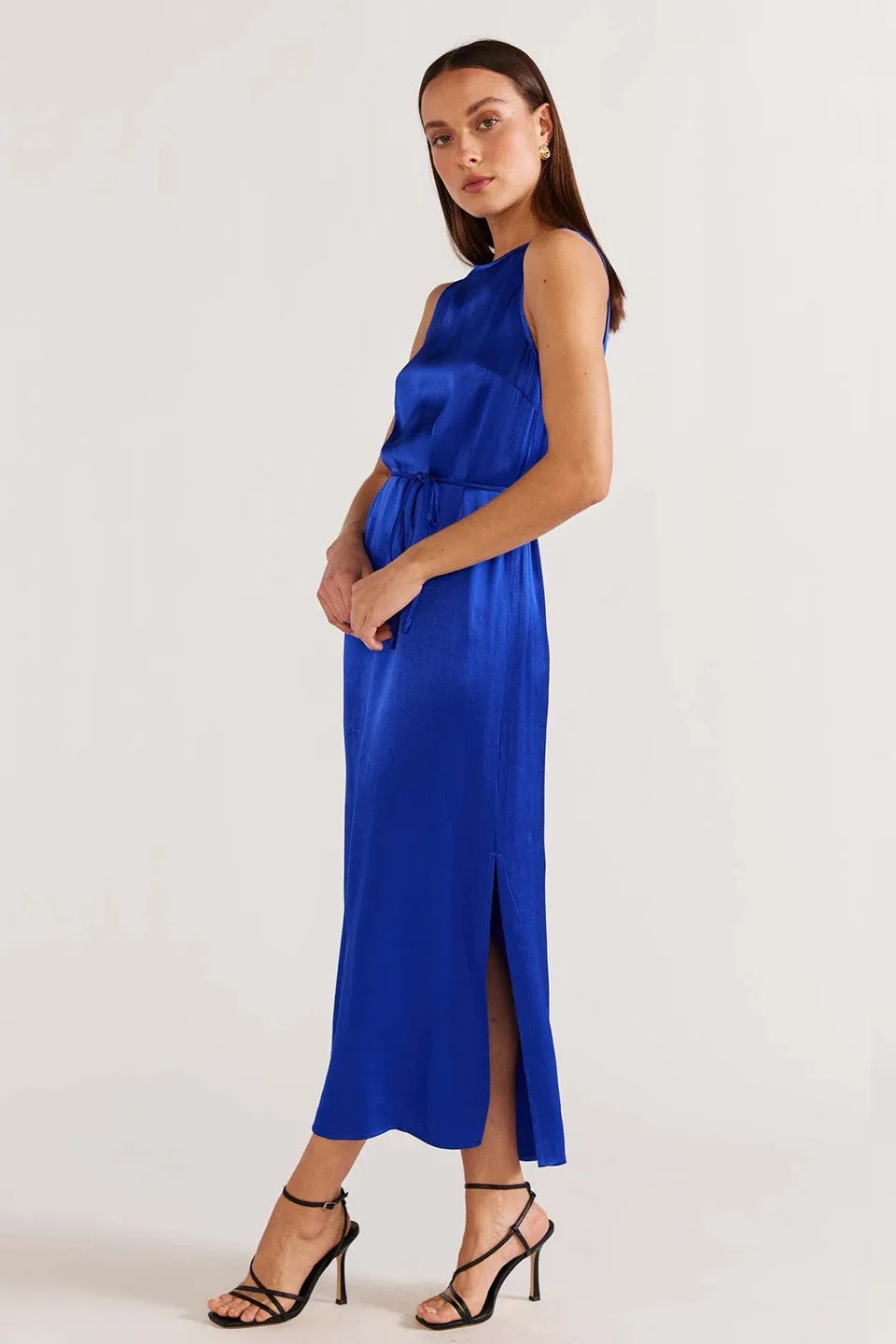 Dusk Cobalt Midi Dress