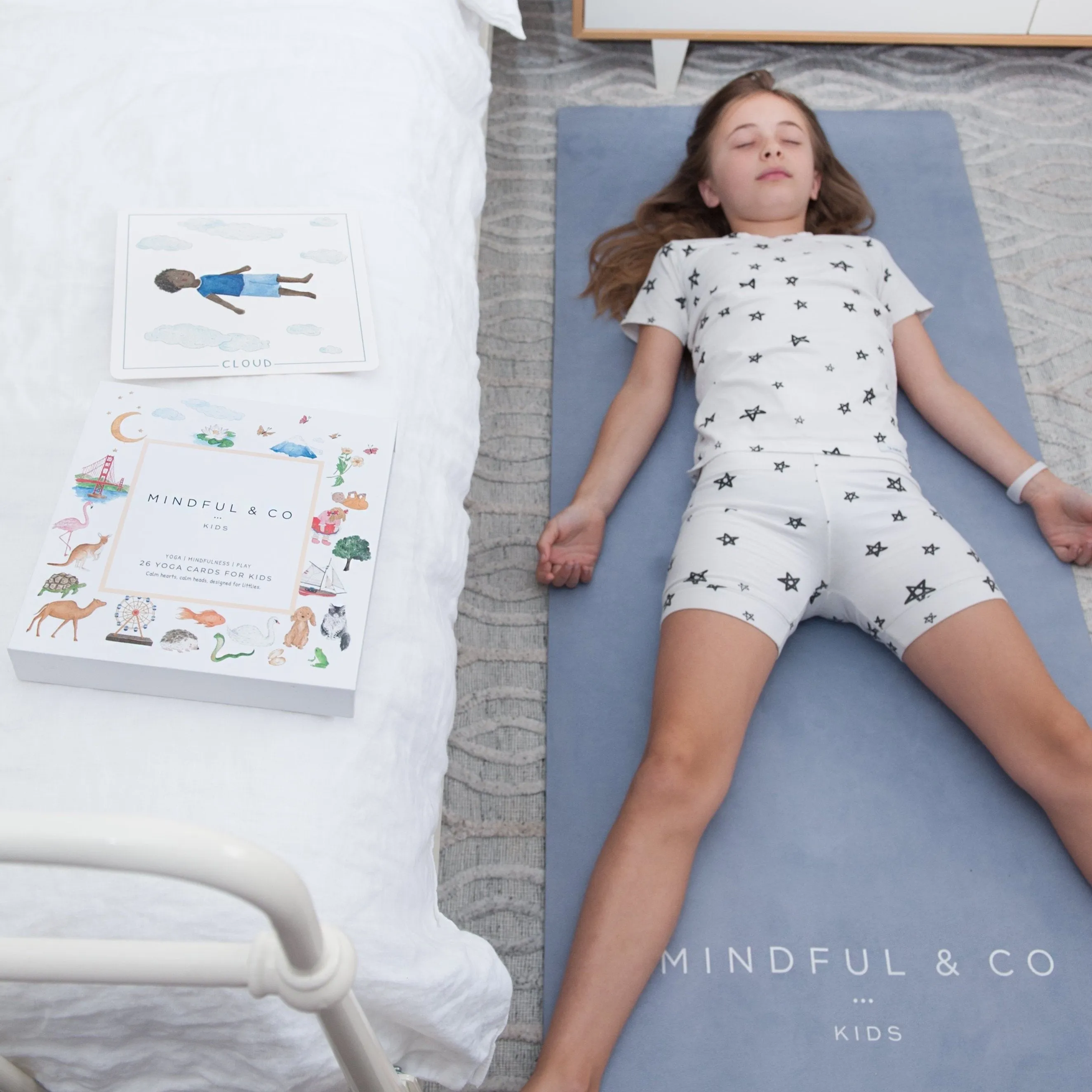 Eco-Friendly Kids Yoga Mat | Coal