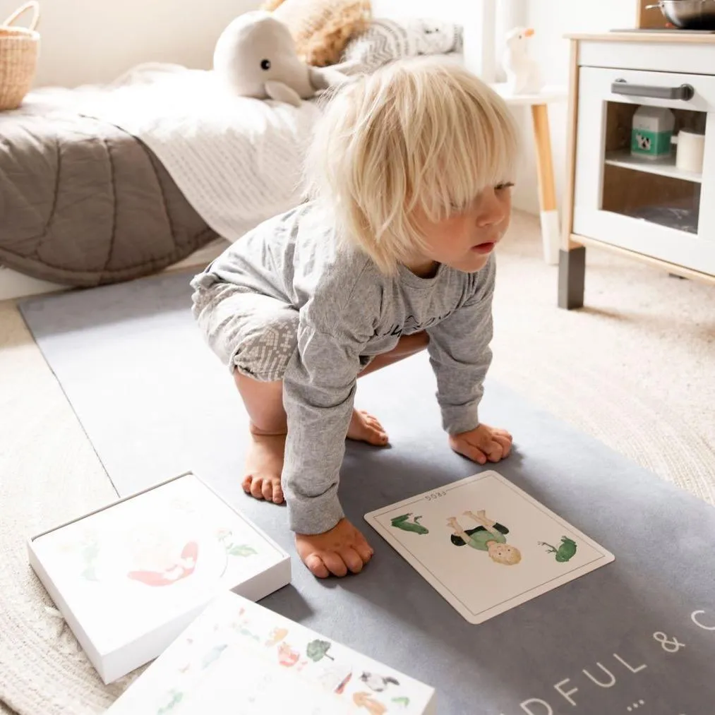 Eco-Friendly Kids Yoga Mat | Coal