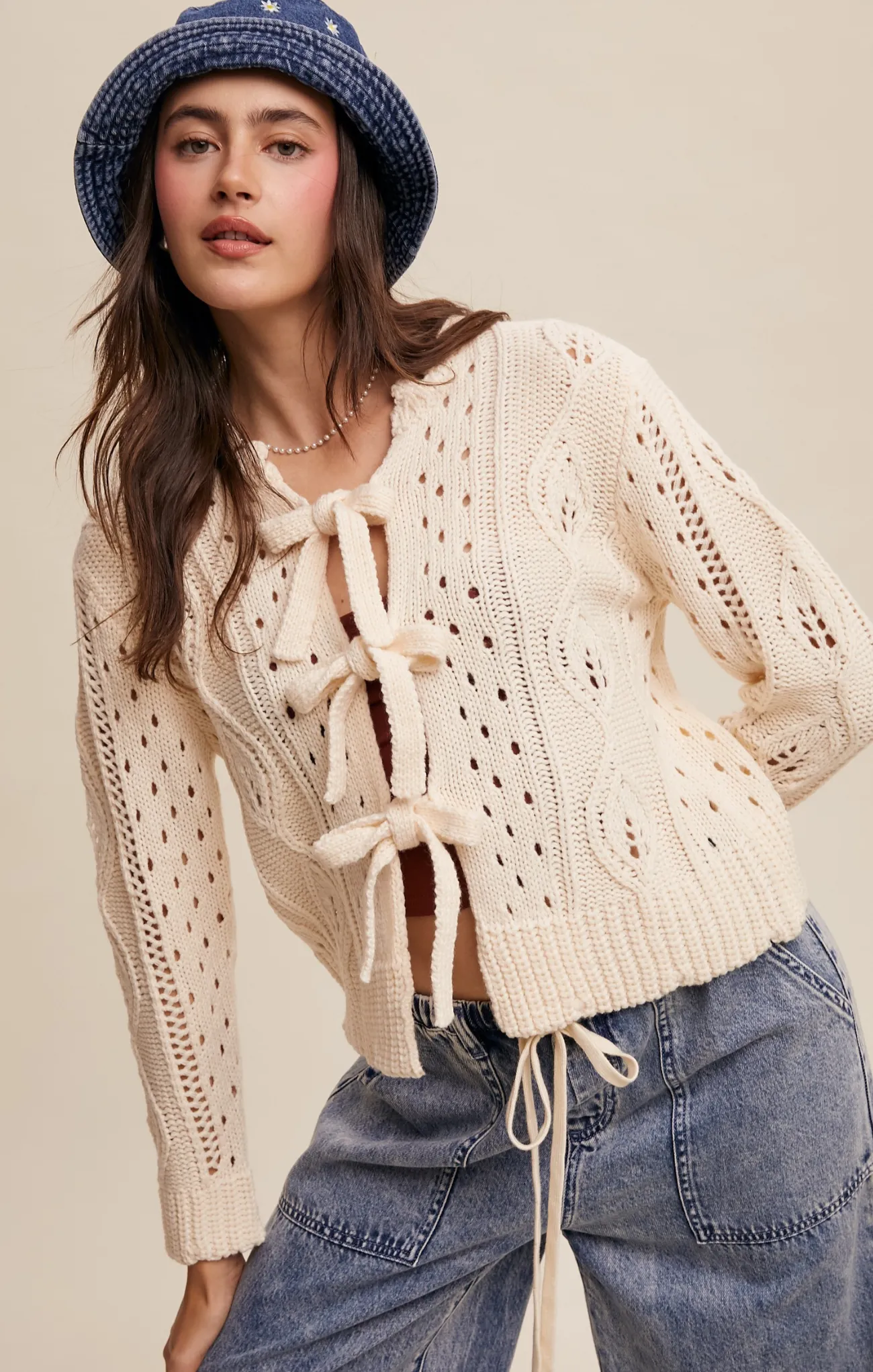 Eloise Tie Cardigan