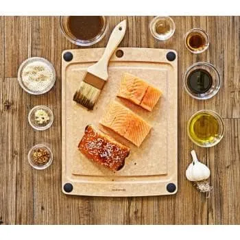 Epicurean All in One Board 17.5 x 13 (Natural/Black Feet)