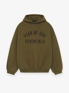 ESSENTIALS - Fleece Hoodie Olive