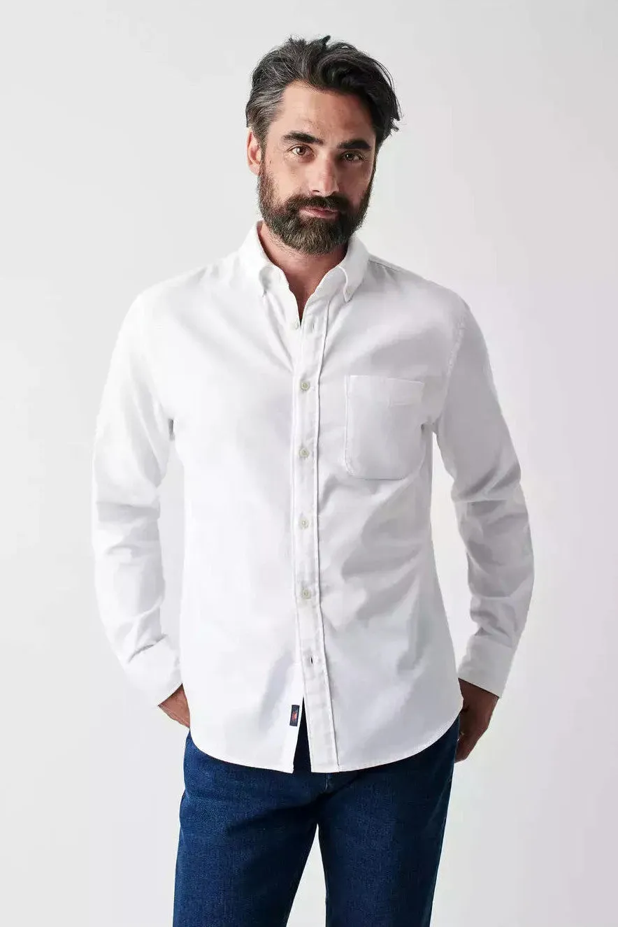 Faherty Stretch Oxford Shirt 2.0 in White