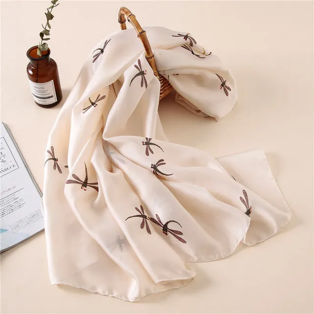 Fashion Silk Scarf Printed Bandana Shawl #C023