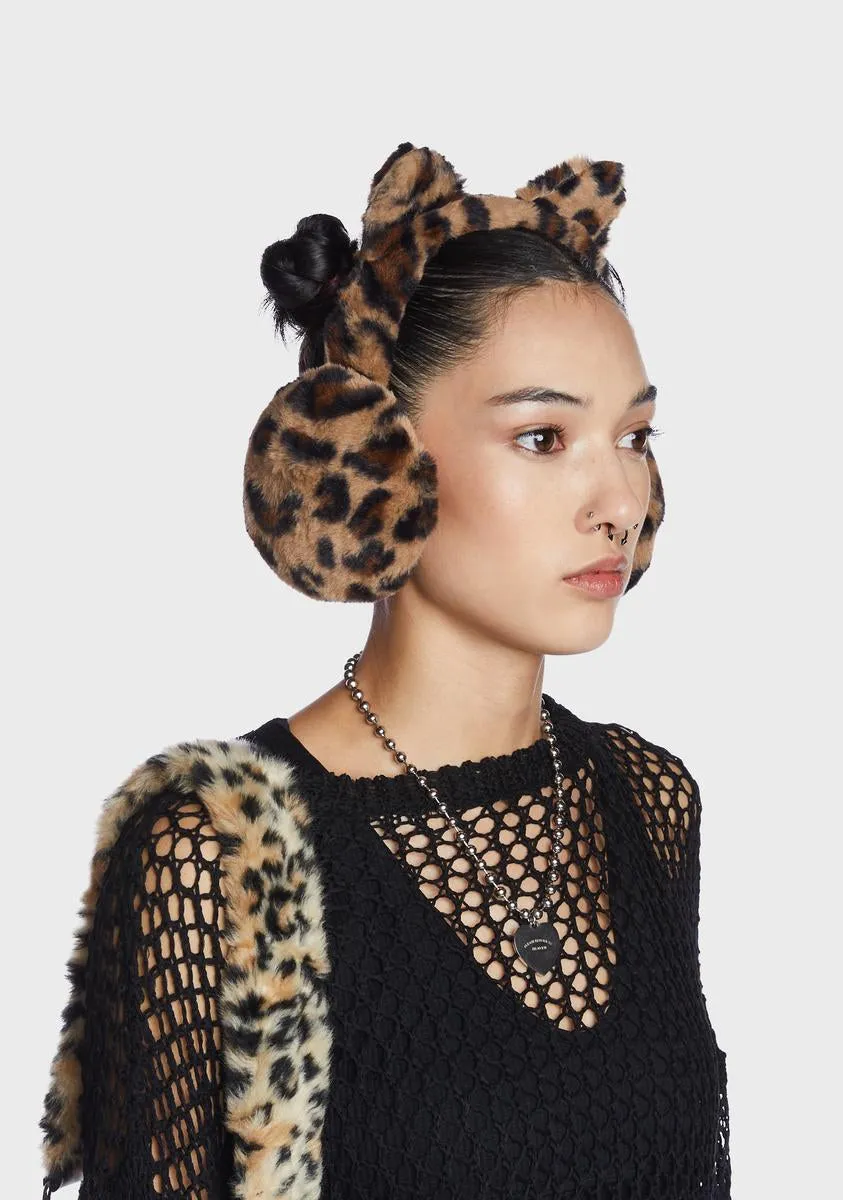 Fierce Feline Ear Muffs