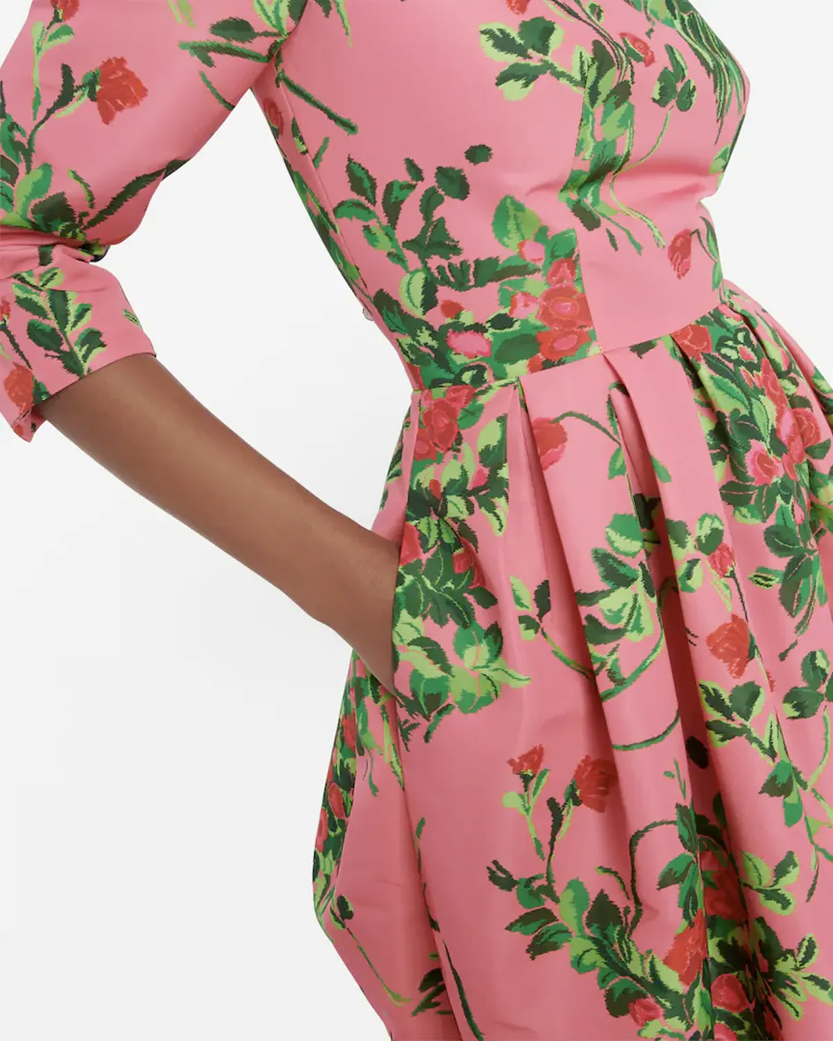 Flamingo Multi Short Sleeve Midi Dress