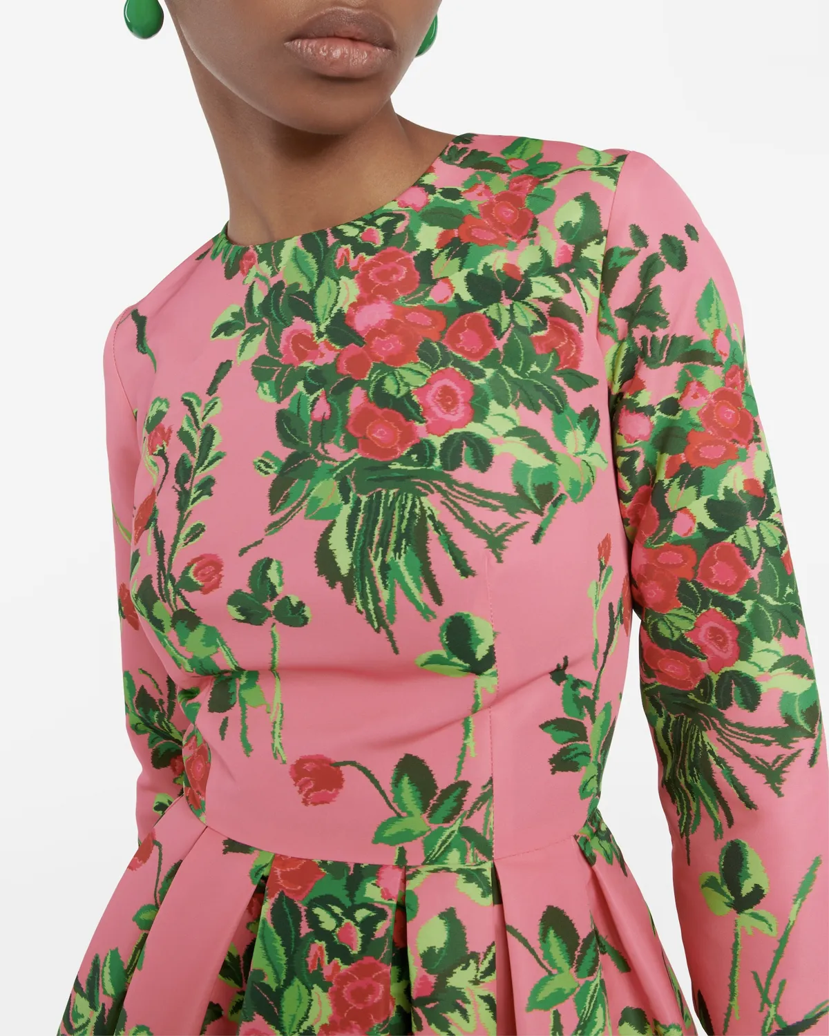 Flamingo Multi Short Sleeve Midi Dress