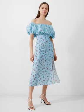 Floriana Ciarra Organza Bardot Midi Dress