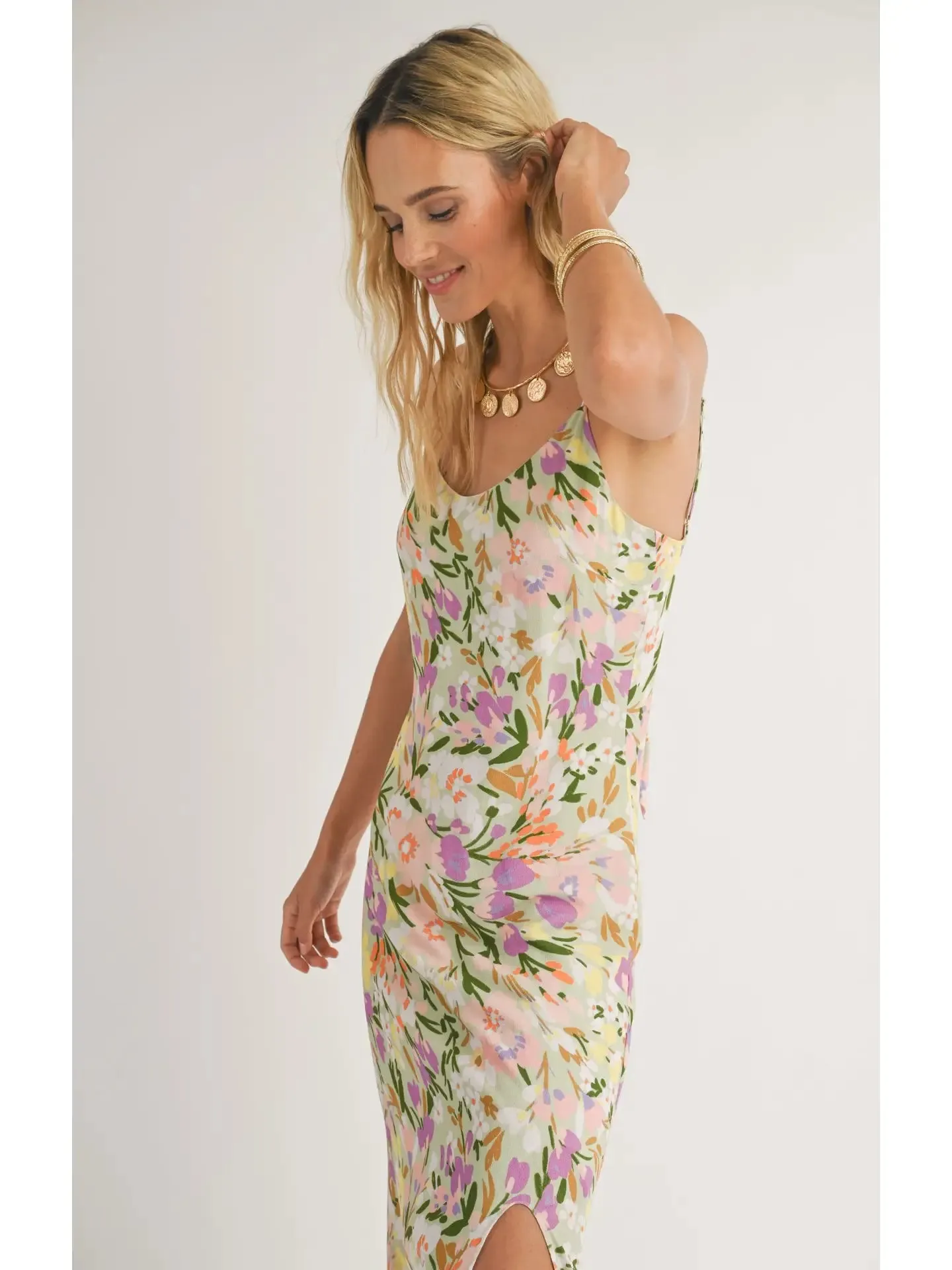 Flower Field Midi Dress