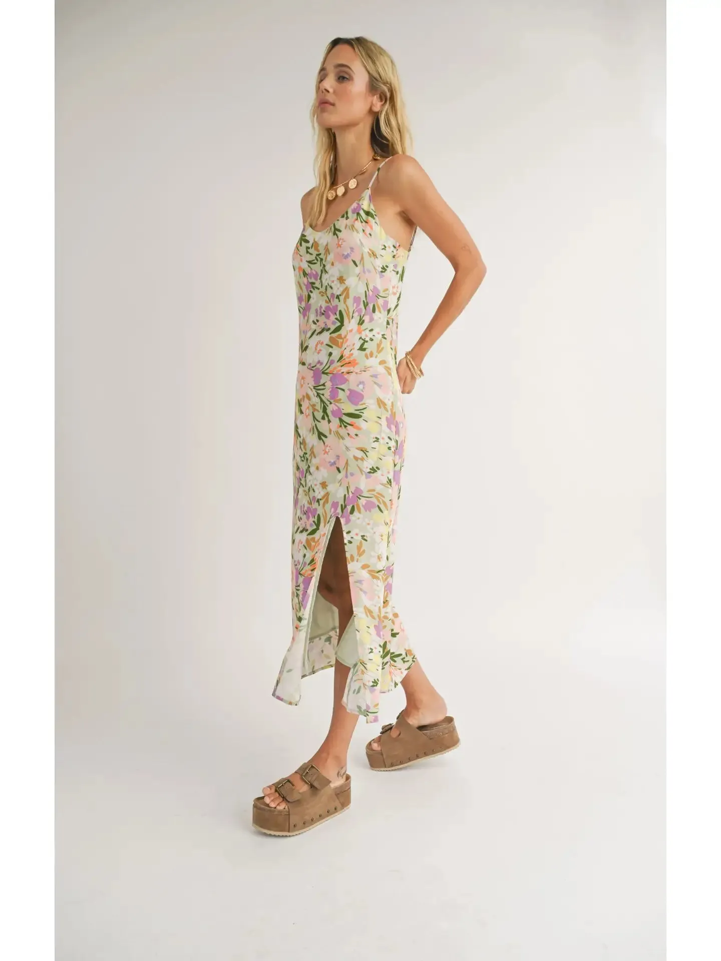 Flower Field Midi Dress