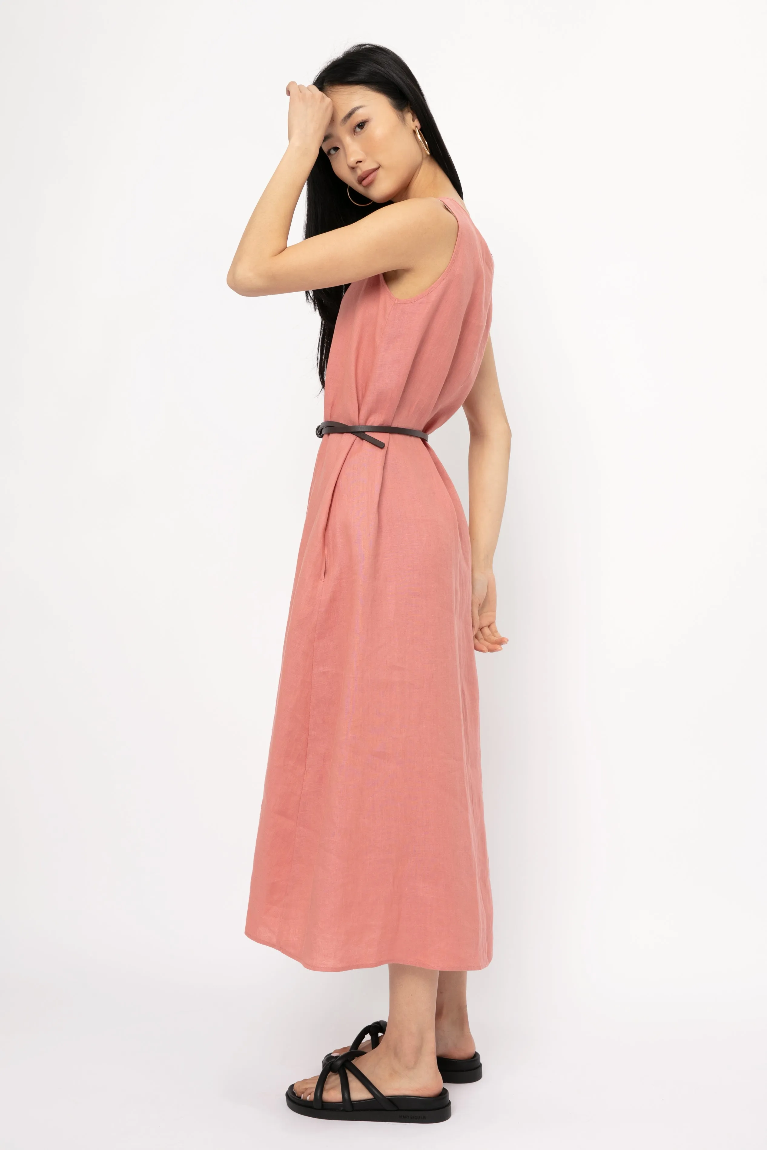 Francia Dress in Terra Cotta