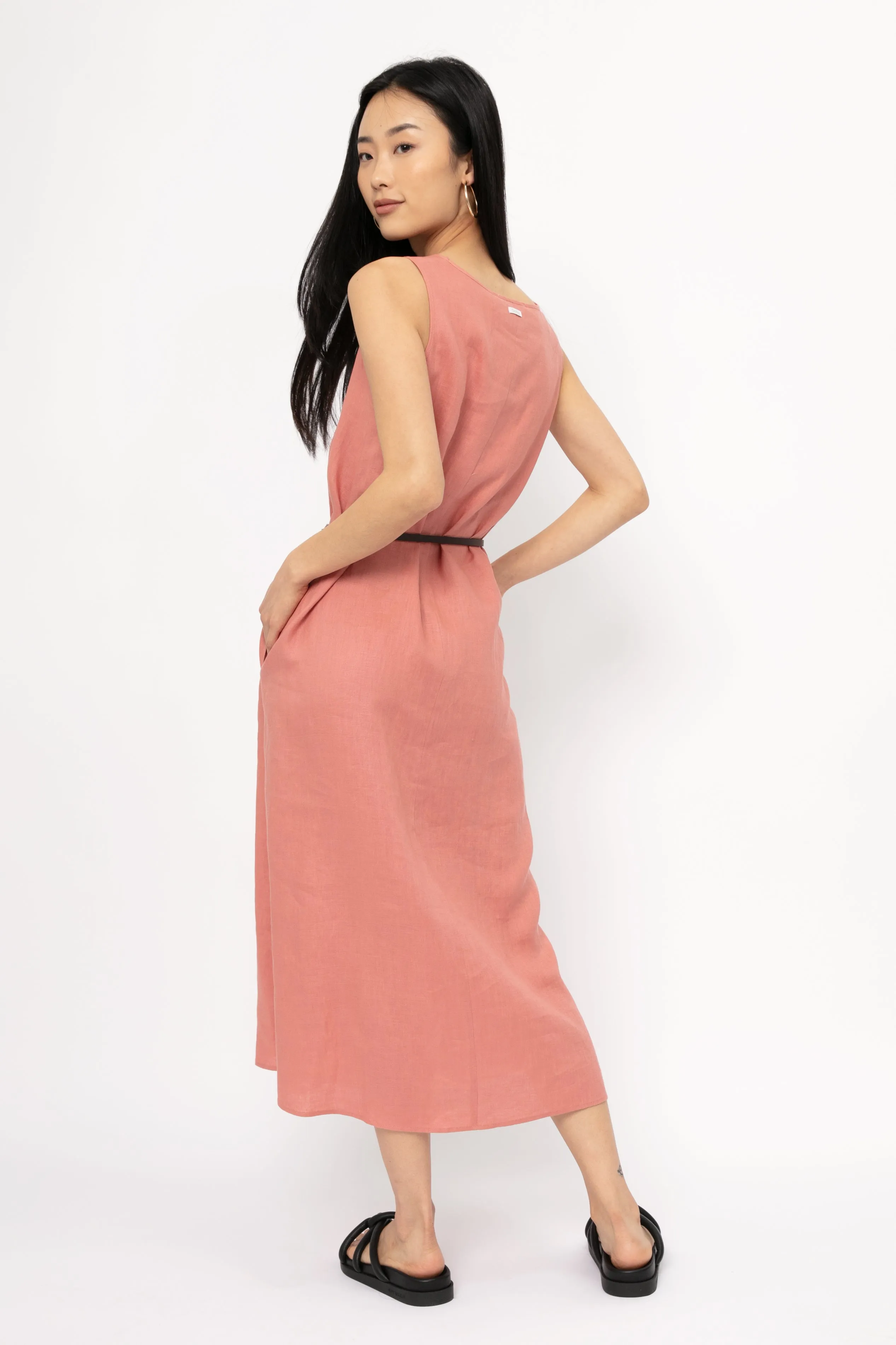 Francia Dress in Terra Cotta