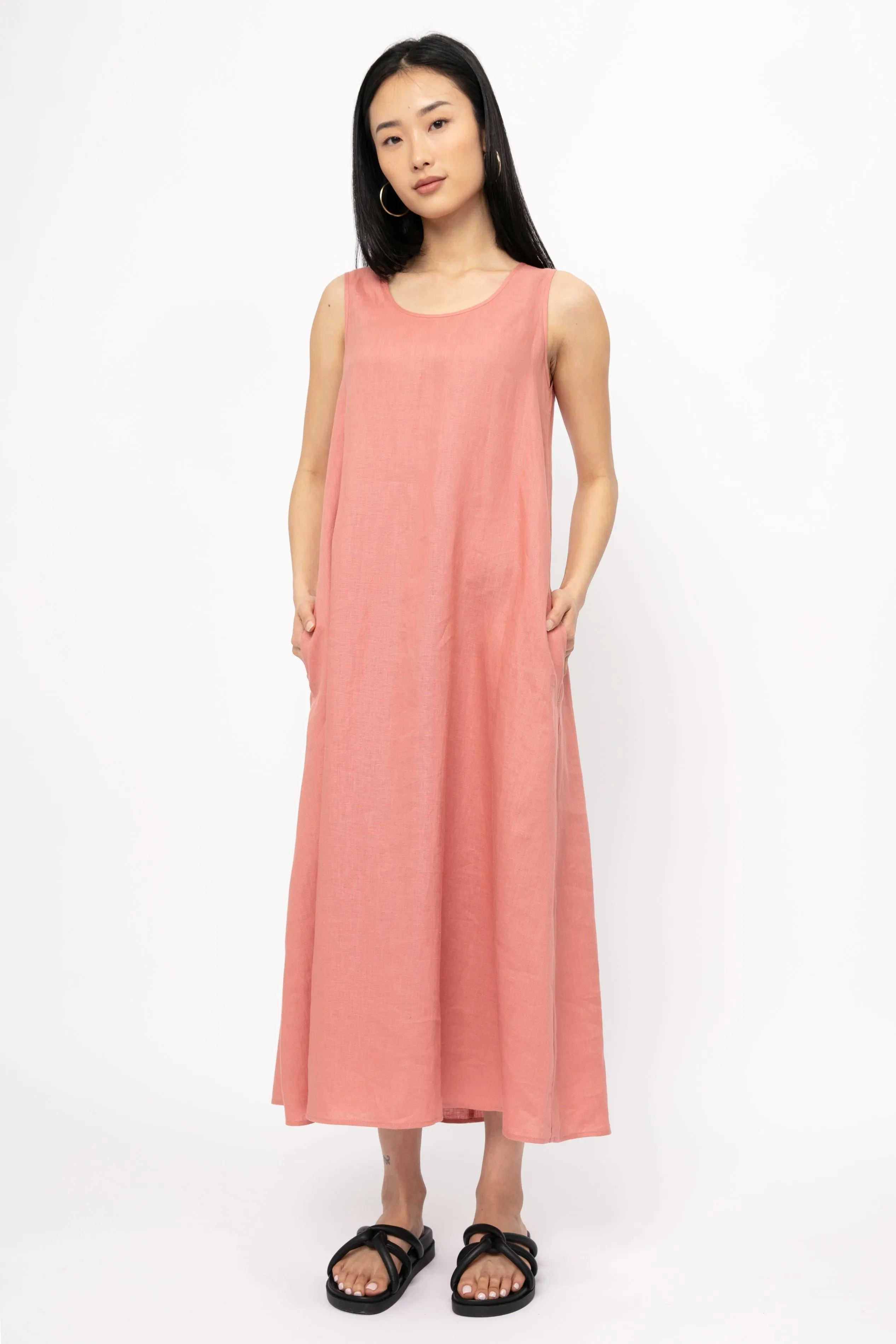 Francia Dress in Terra Cotta