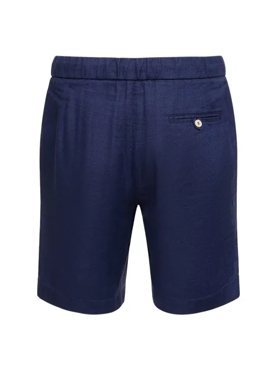 Frescobol Carioca   Felipe linen &amp; cotton shorts 