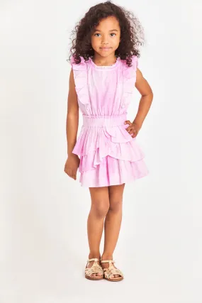 Girls Decker Heritage Dress - Peony Pink