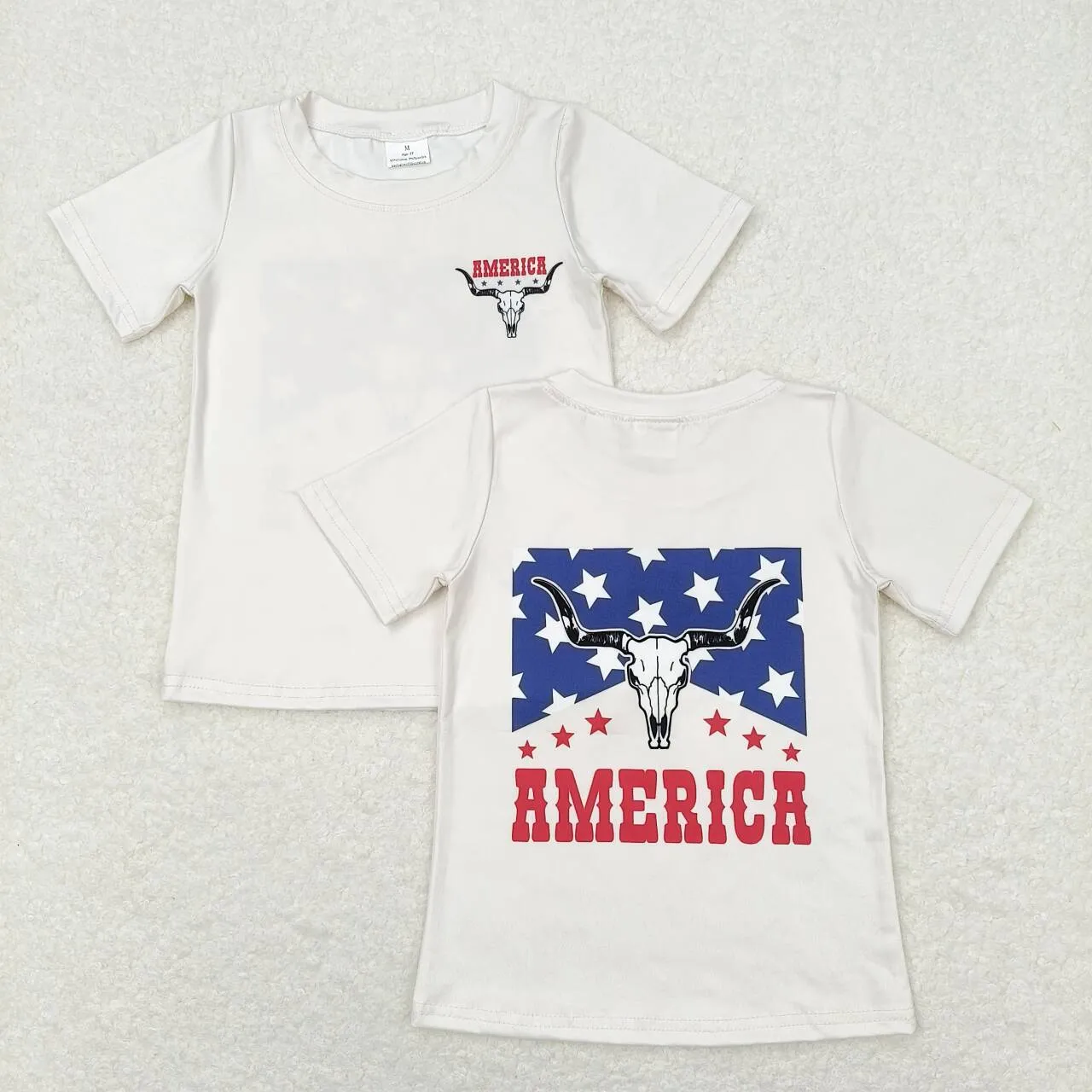 GT0465 baby girl clothes american cowboy girl summer top